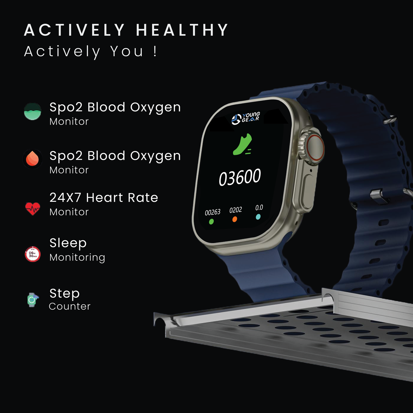 Younggear Volcano health features